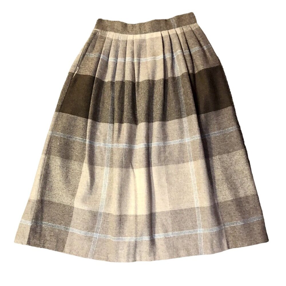 Vintage Plaid Skirt Womens 11 Used Pockets Plaid - Picture 12 of 12